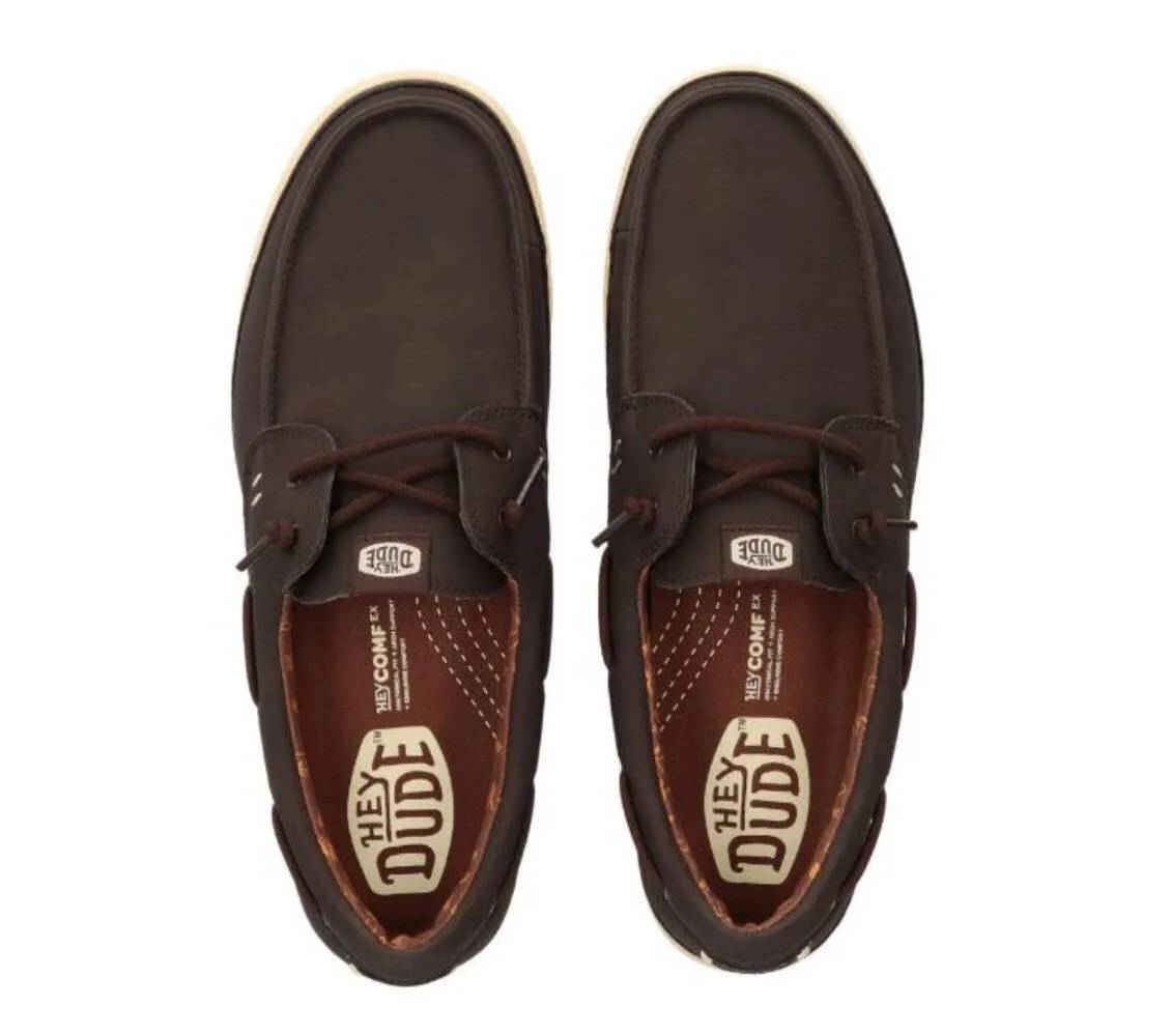 HEYDUDE Harbor Lo Classic Herren Slipper  Halbschuhe braun