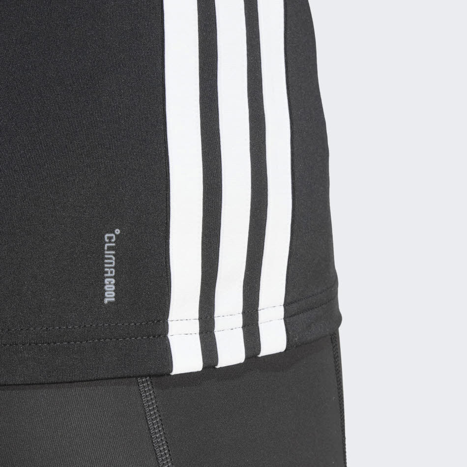 adidas Essentials 3-Streifen Workout Longsleeve Damen Fitness Longsleeve schwarz