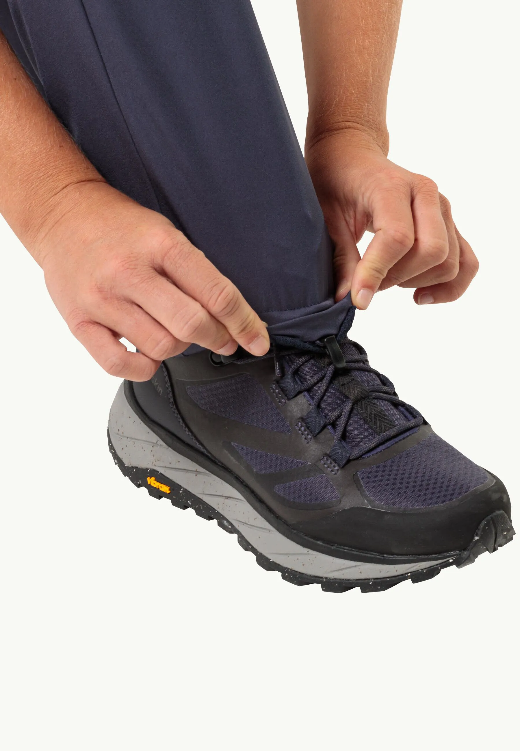Jack Wolfskin Hiking Alpine Damen Wanderhose Trekkinghose grau