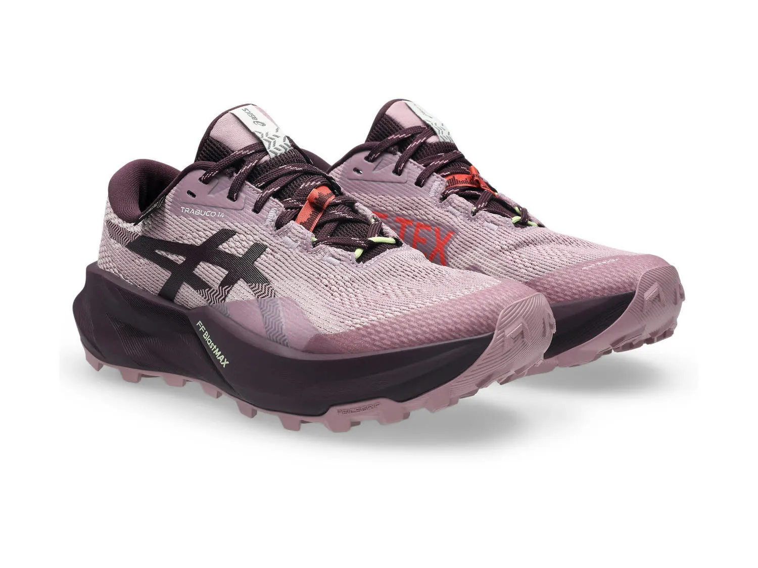 Asics TRABUCO 14 GTX Damen Trailrunningschuhe Laufschuhe lila/rosa