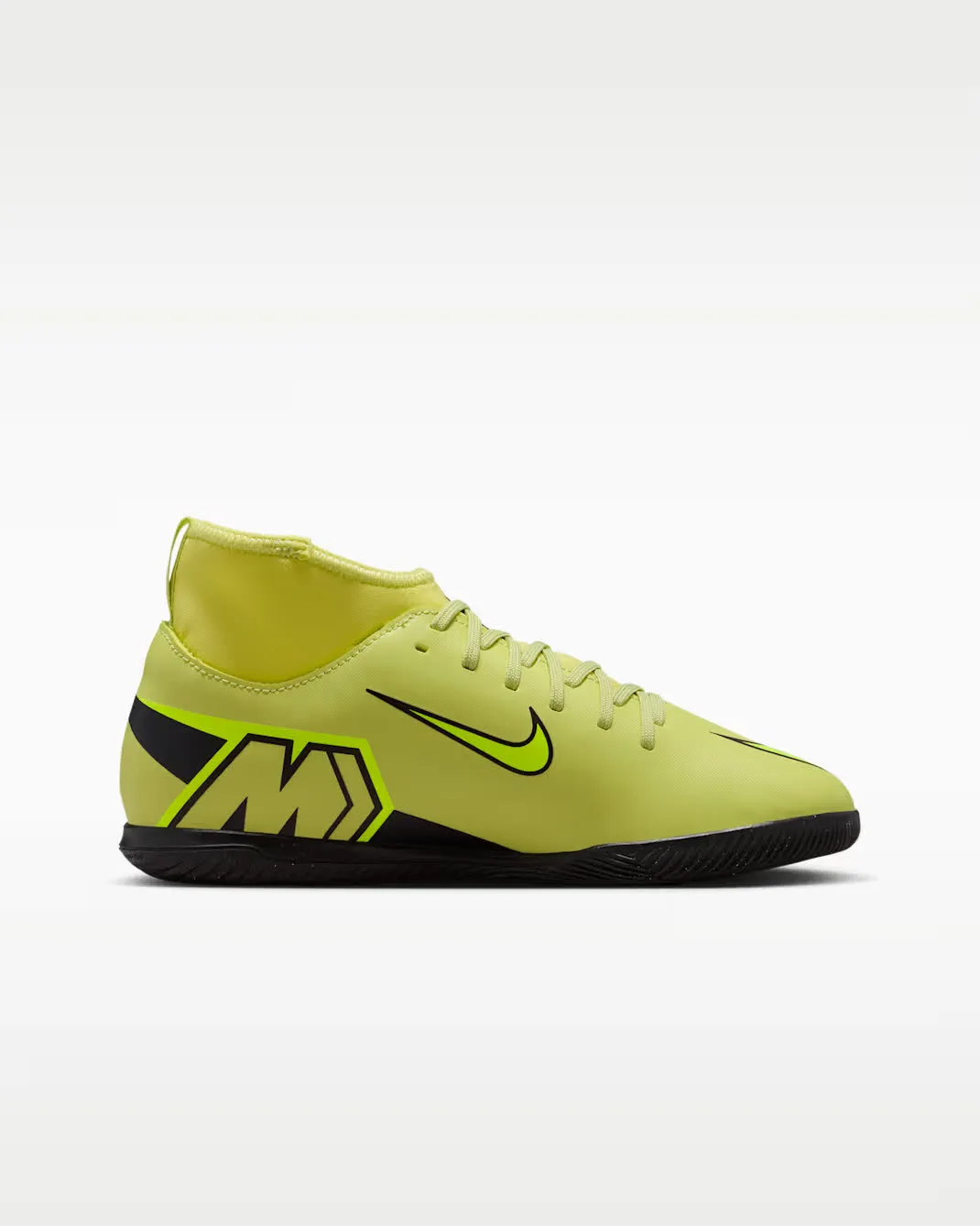 Nike Jr. Mercurial Superfly 10 Club Kinder Fußballschuhe Hallenschuhe limegrün