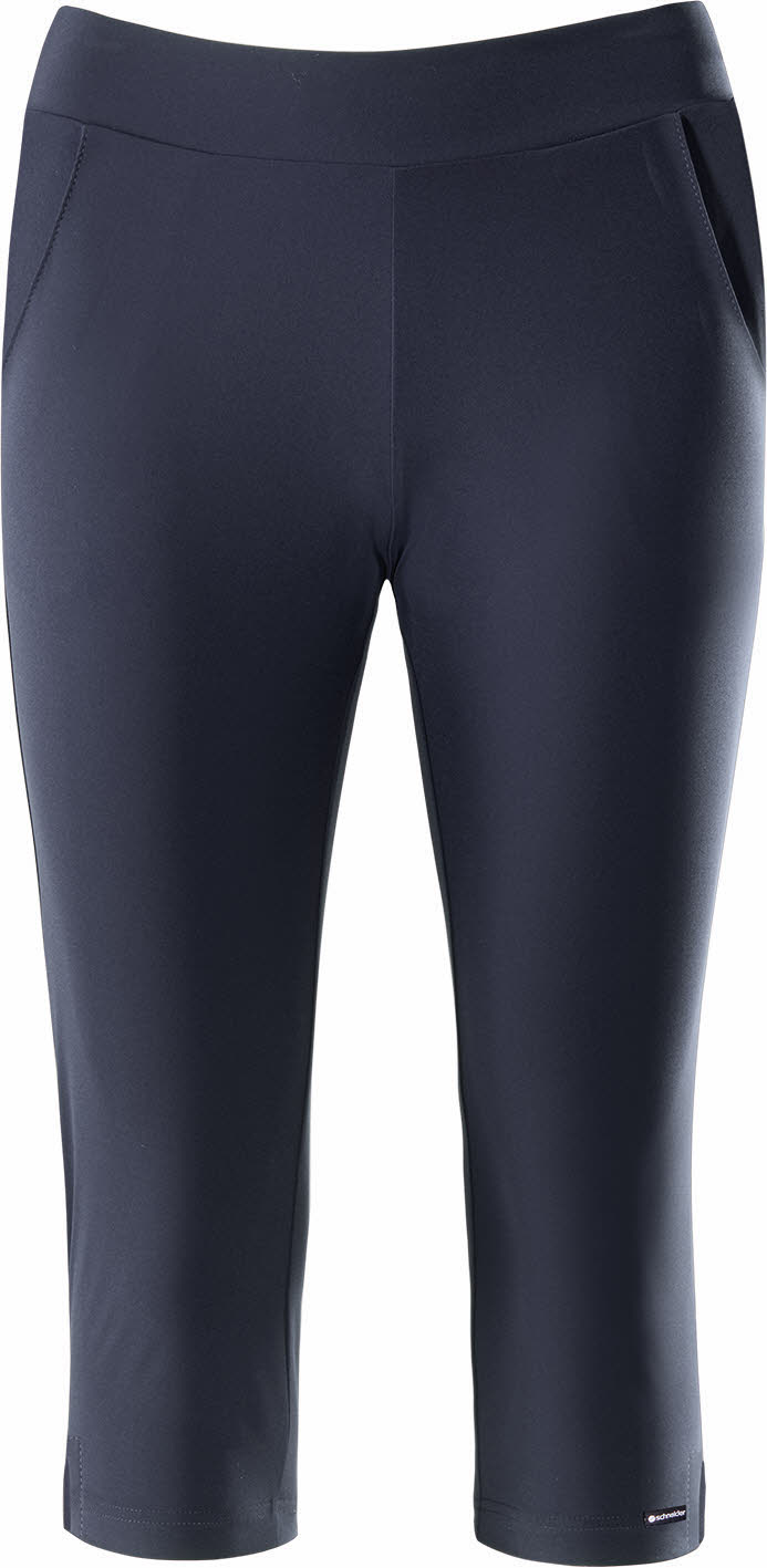 Schneider OHIOW-3/4-Hose Damen Sporttights Trainingstights dunkelblau NEU