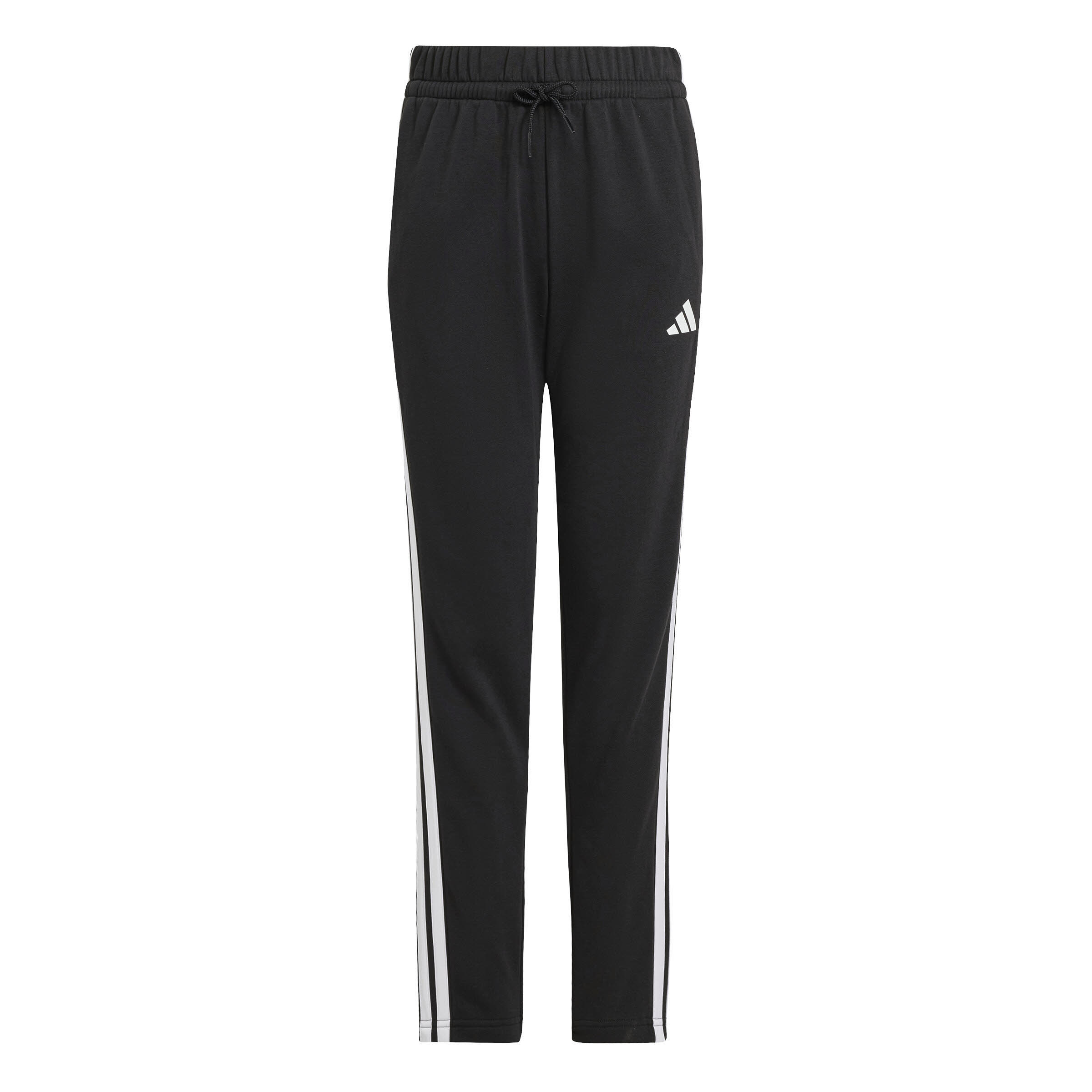 adidas J 3S Tib Fl Ts Kinder Trainingsanzug schwarz/weiß