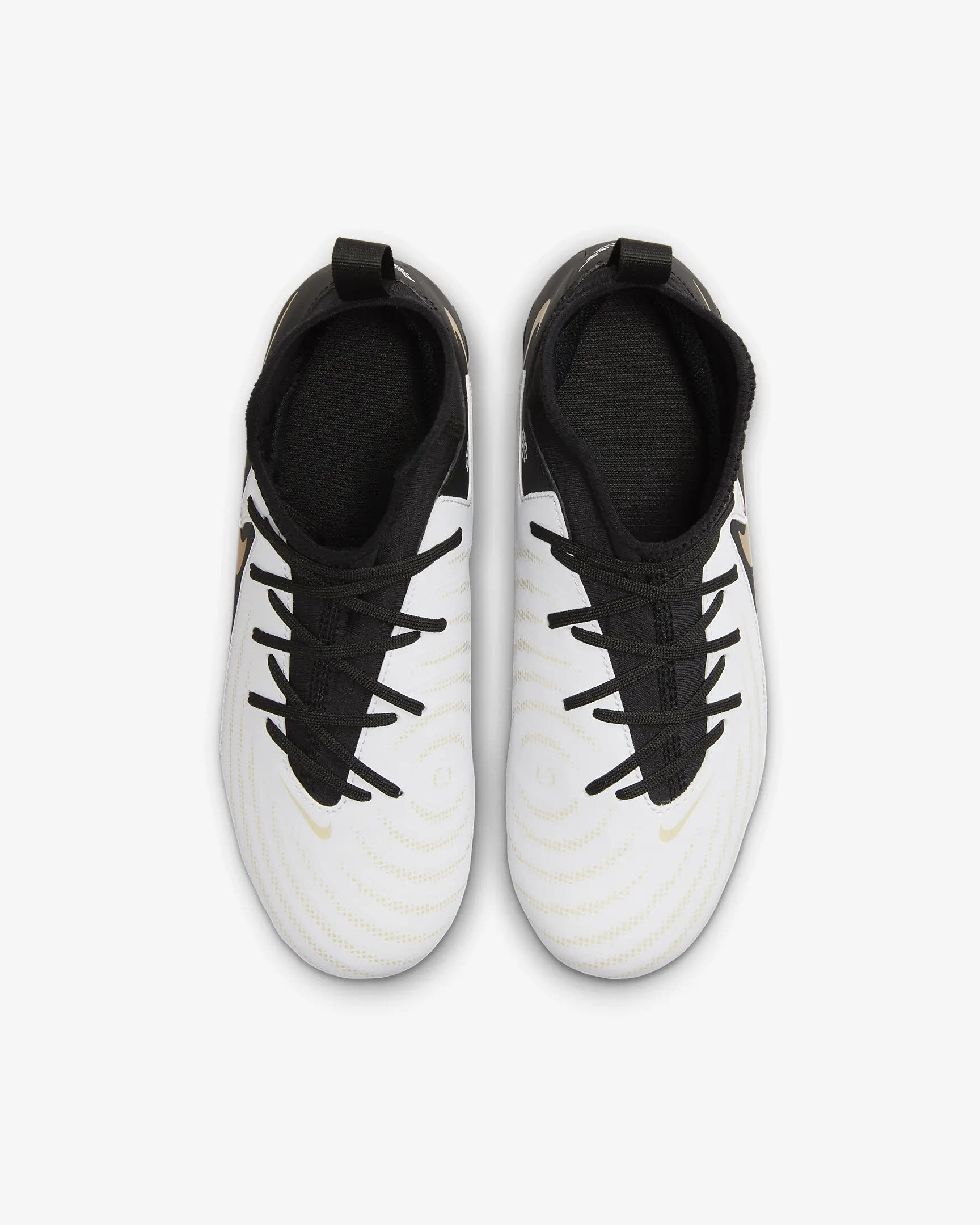 Nike Jr. Phantom Luna 2 Academy Fußballschuh high-top Rasen Kinder weiß schwarz