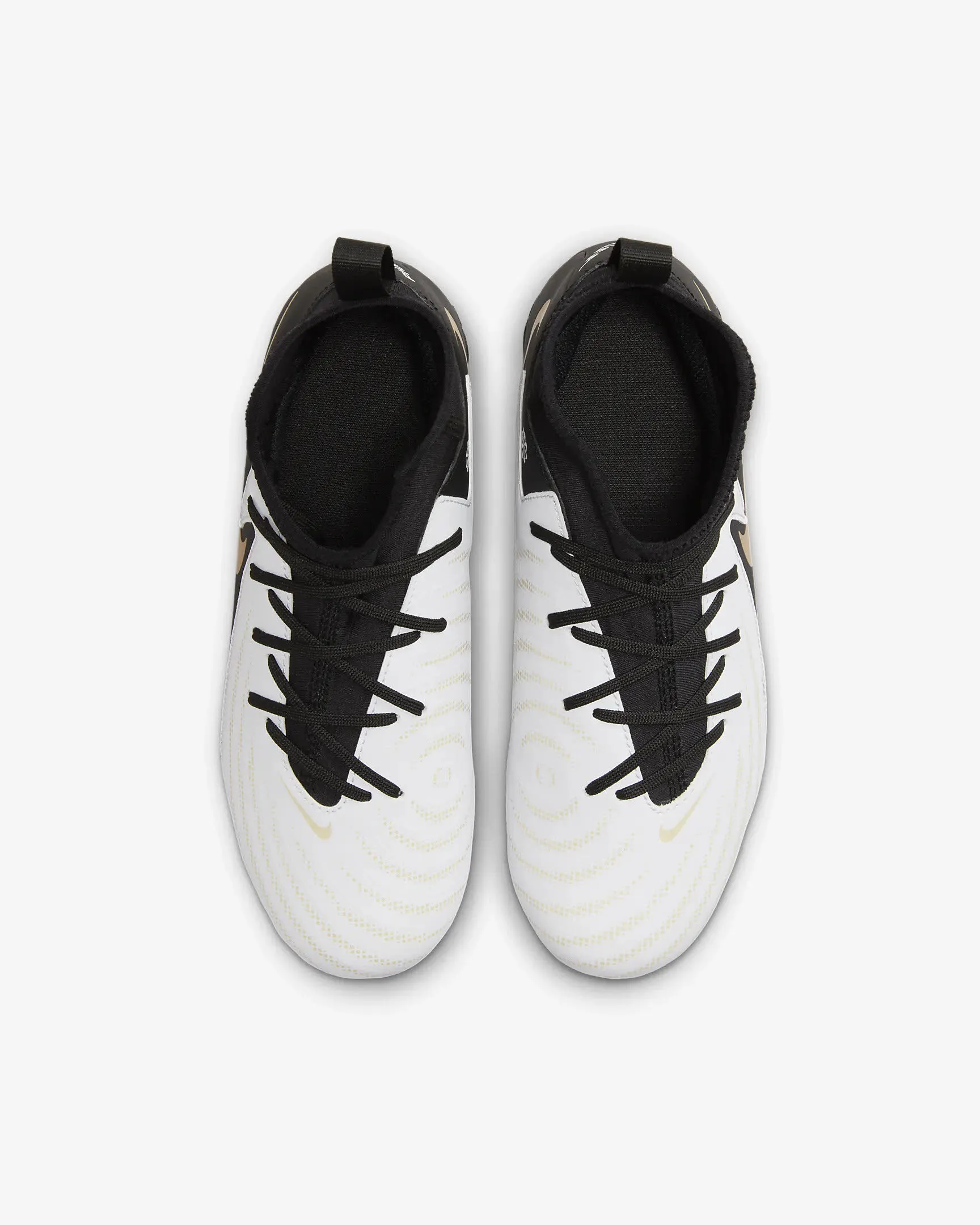 Nike Jr. Phantom Luna 2 Academy Fußballschuh high-top Rasen Kinder weiß schwarz