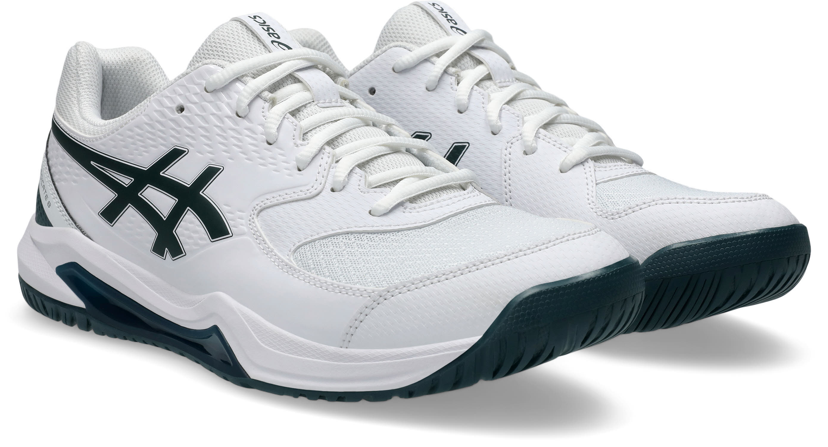 Asics GEL-DEDICATE 8 Tennisschuhe Herren weiß dunkelgrün