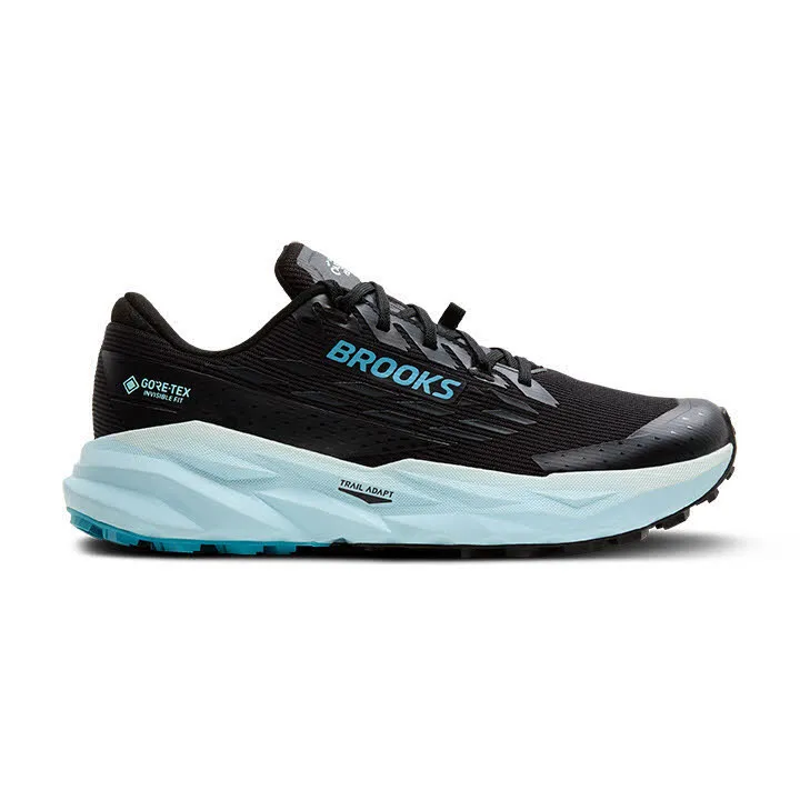 Brooks Cascadia 19 GTX Damen Laufschuhe Joggingschuhe black/ebony/blue flower