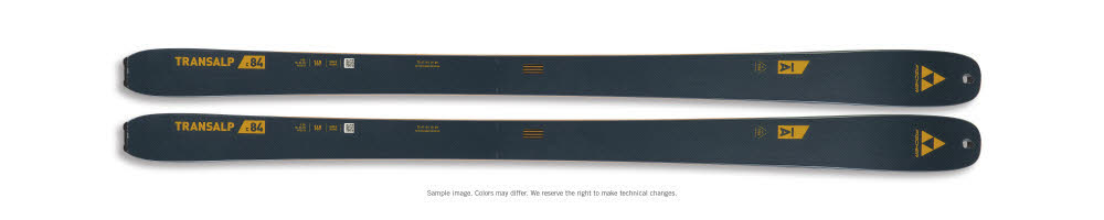 Fischer TRANSALP 84 C Tourenski OHNE Bindung u. Fell Fortgeschrittene blau