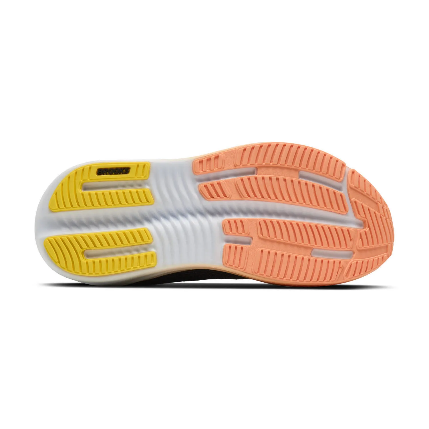 Brooks Ghost Max 4 Damen Laufschuhe Joggingschuhe schwarz/orange