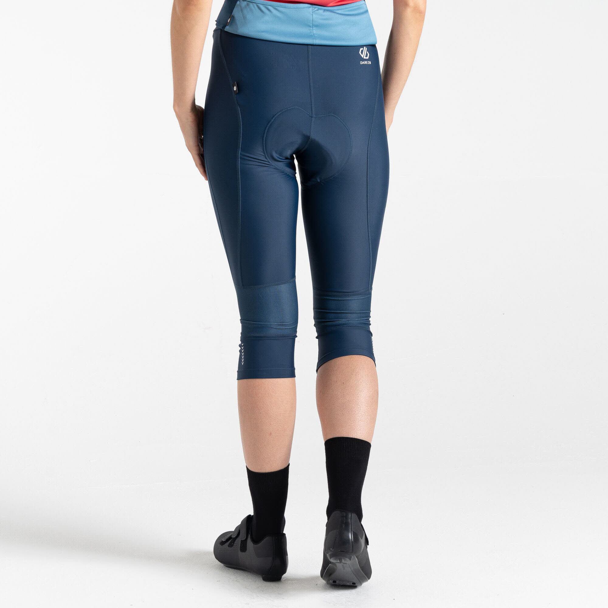 DARE 2B Wordly Capri-Leggings Fahrrad-Leggings Damen dunkelblau