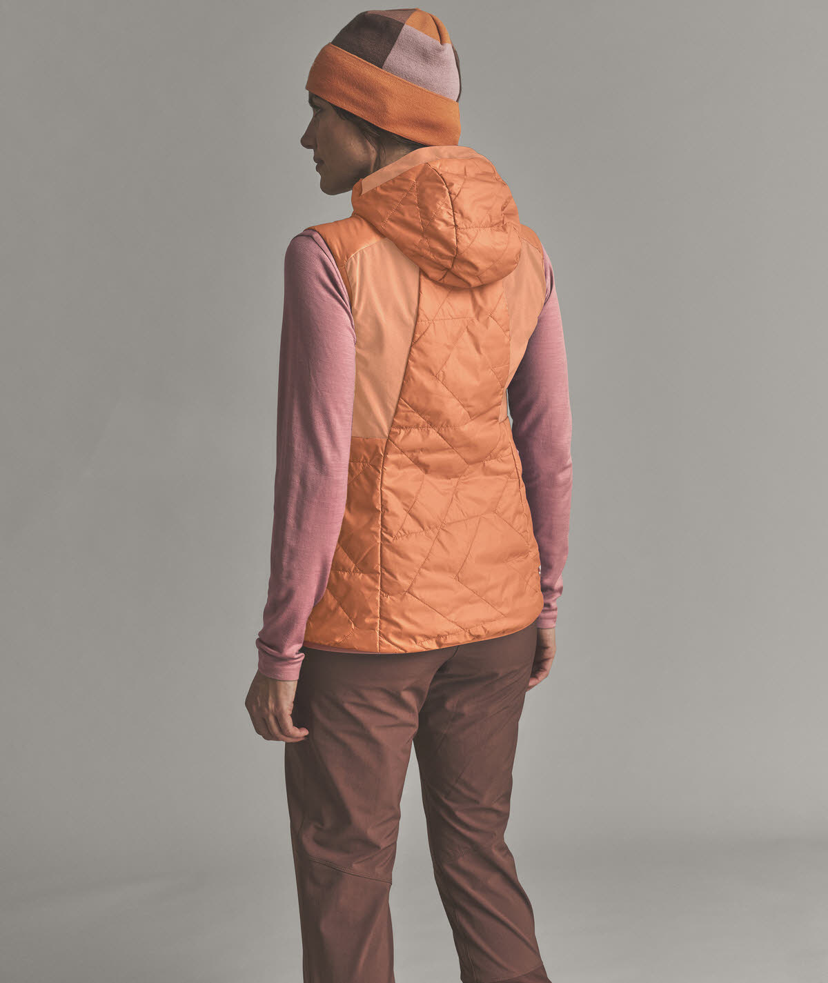 Ortovox VENET SWISSWOOL 60 VEST Damen Isolationsweste Outdoorweste orange