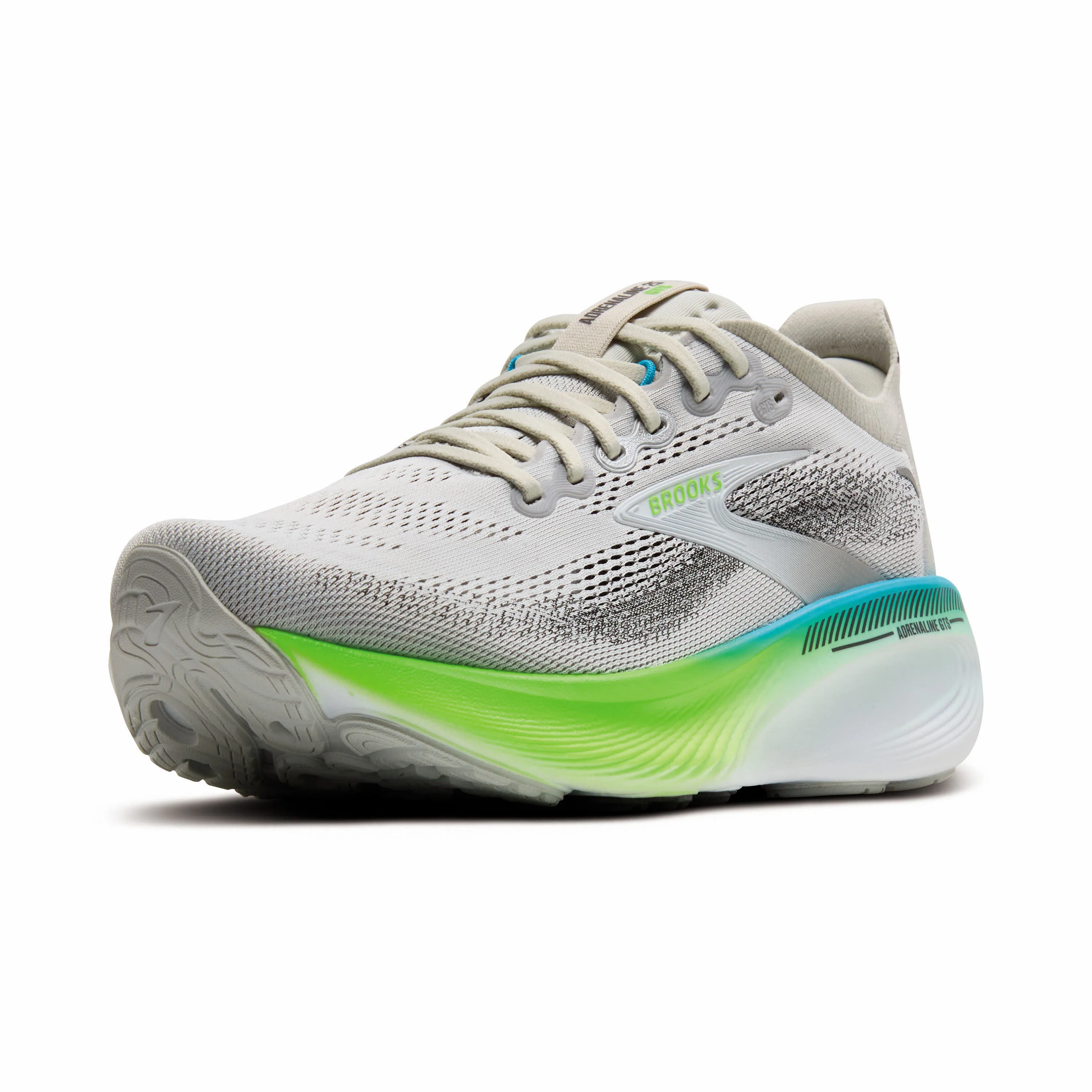 Brooks Adrenaline GTS 25 Herren Laufschuh Joggingschuhe weiß/grün