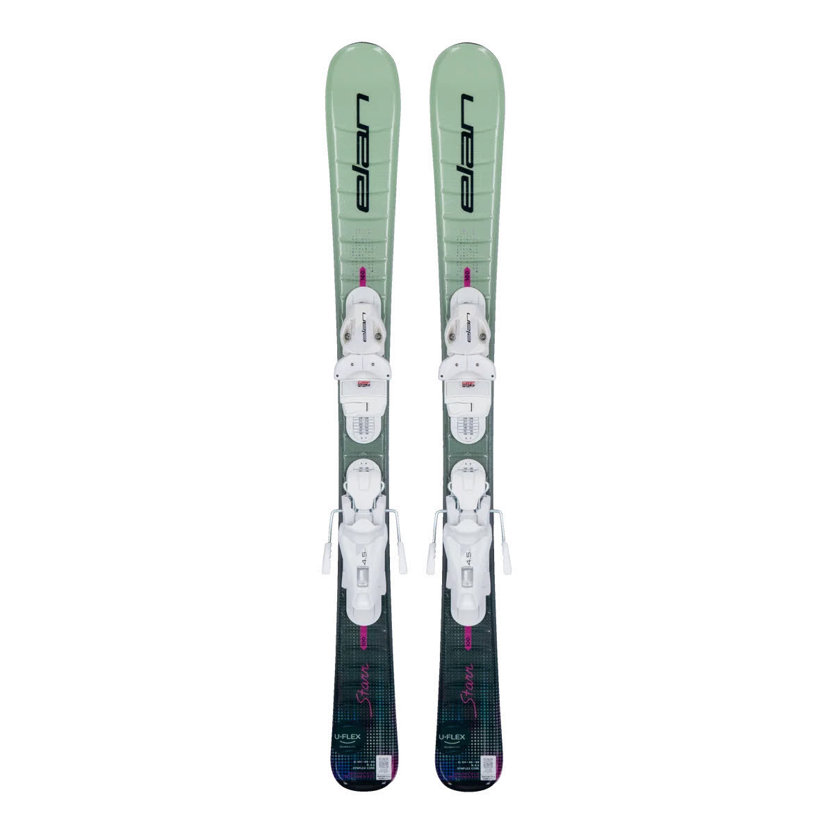 Elan STARR JR SHIFT EL 4.5 GW 70-120cm Kinder Ski Einsteiger 26/27 grün