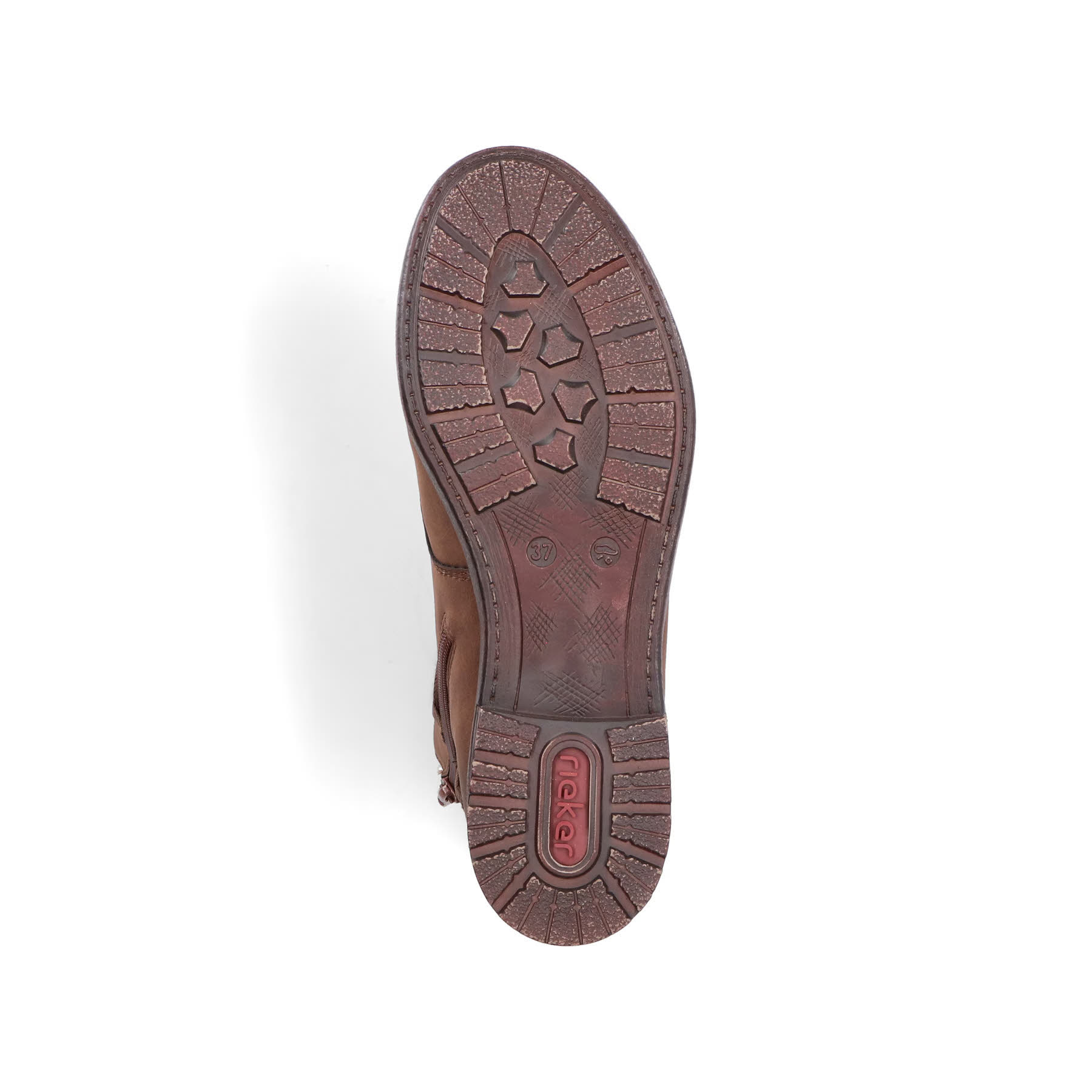 Rieker Damen Schnürstiefel braun