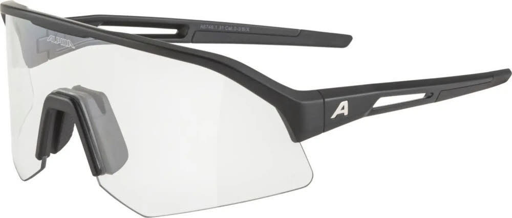 Alpina SONIC HR V Unisex Sportbrille Radsportbrille Sonnenbrille black matt