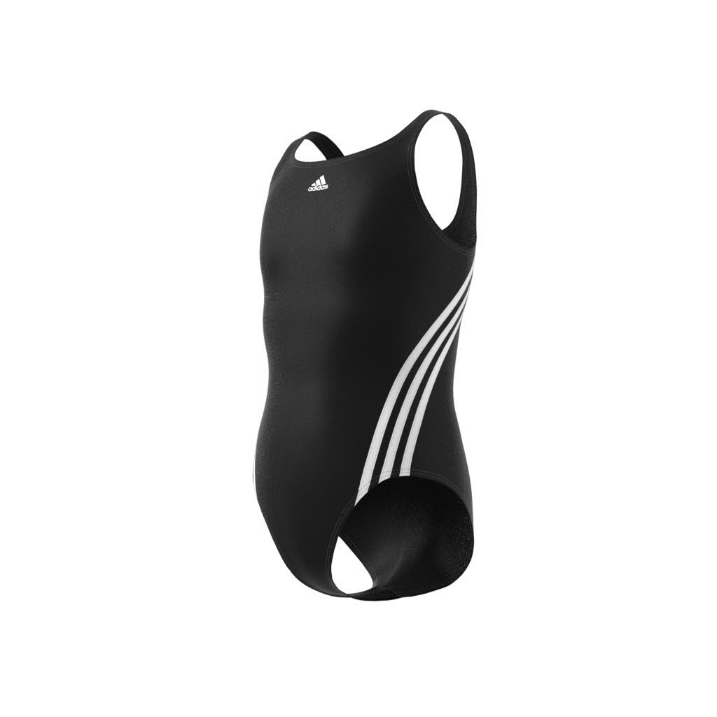 adidas 3-Streifen Badeanzug Schwimmanzug Kinder Mädchen schwarz