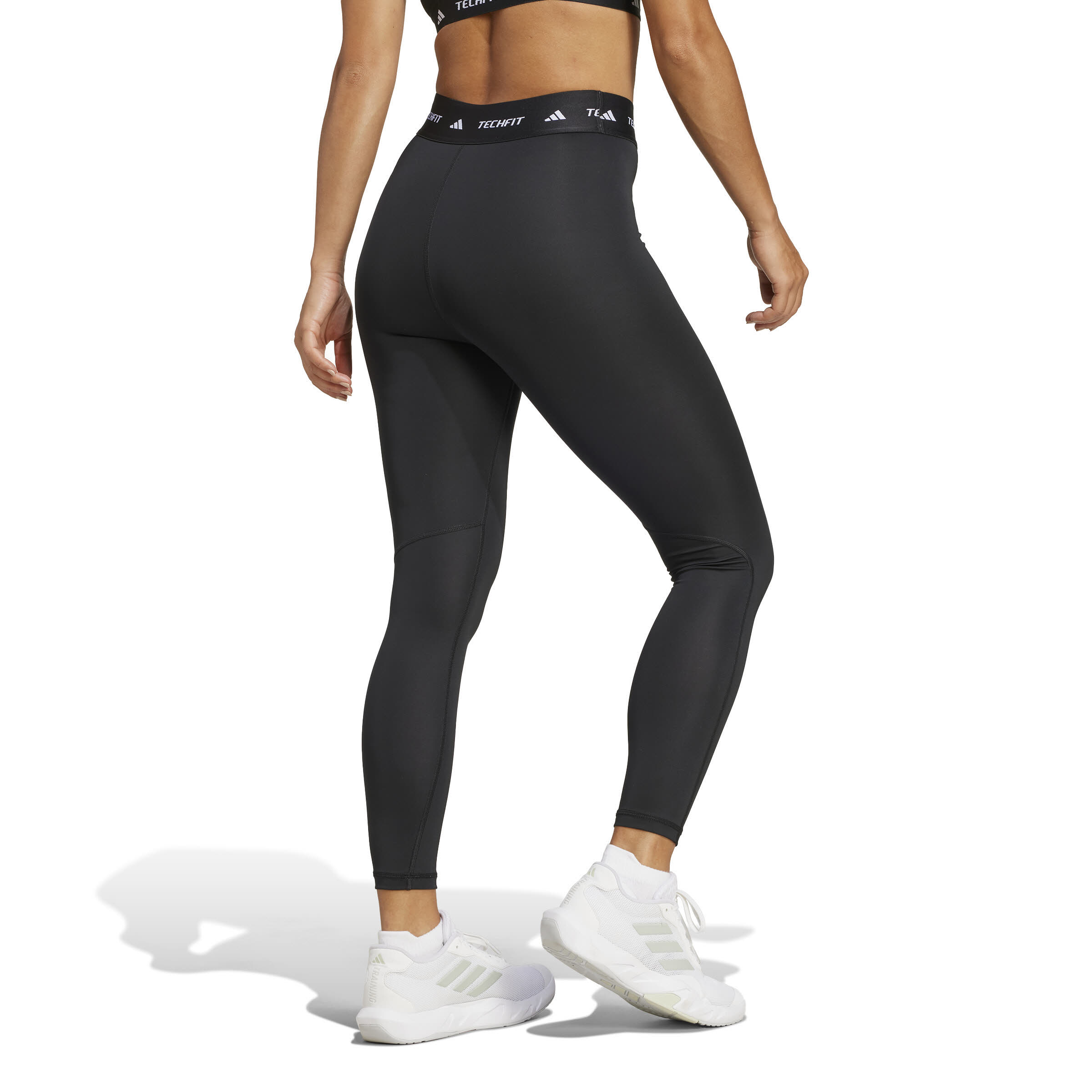 adidas TECHFIT 7/8-Leggings Sportleggings Damen schwarz