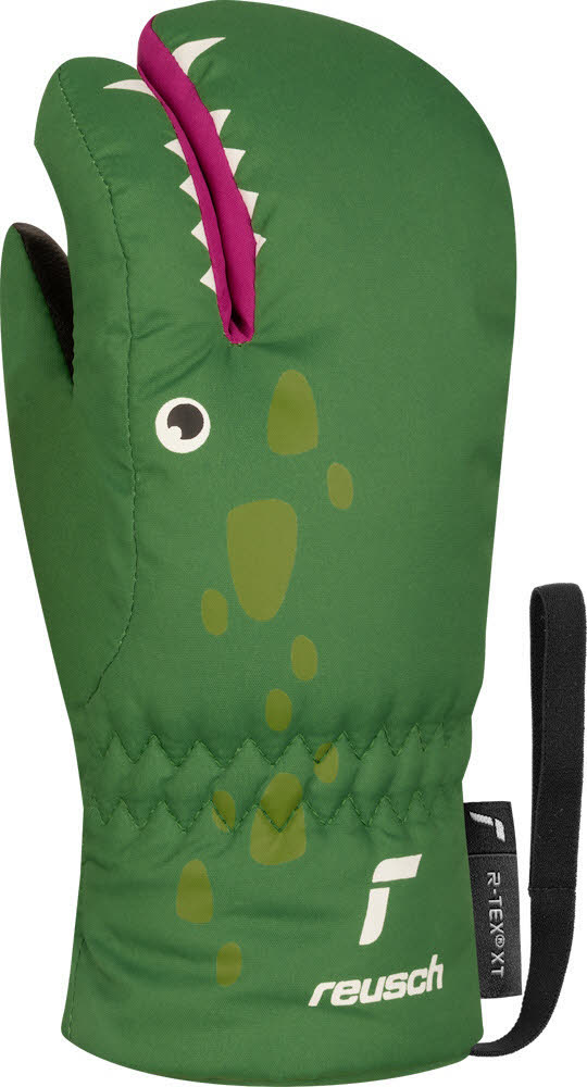 Reusch Peggy R-TEX® XT Lobster Kinder Skihandschuhe Fäustlinge grün
