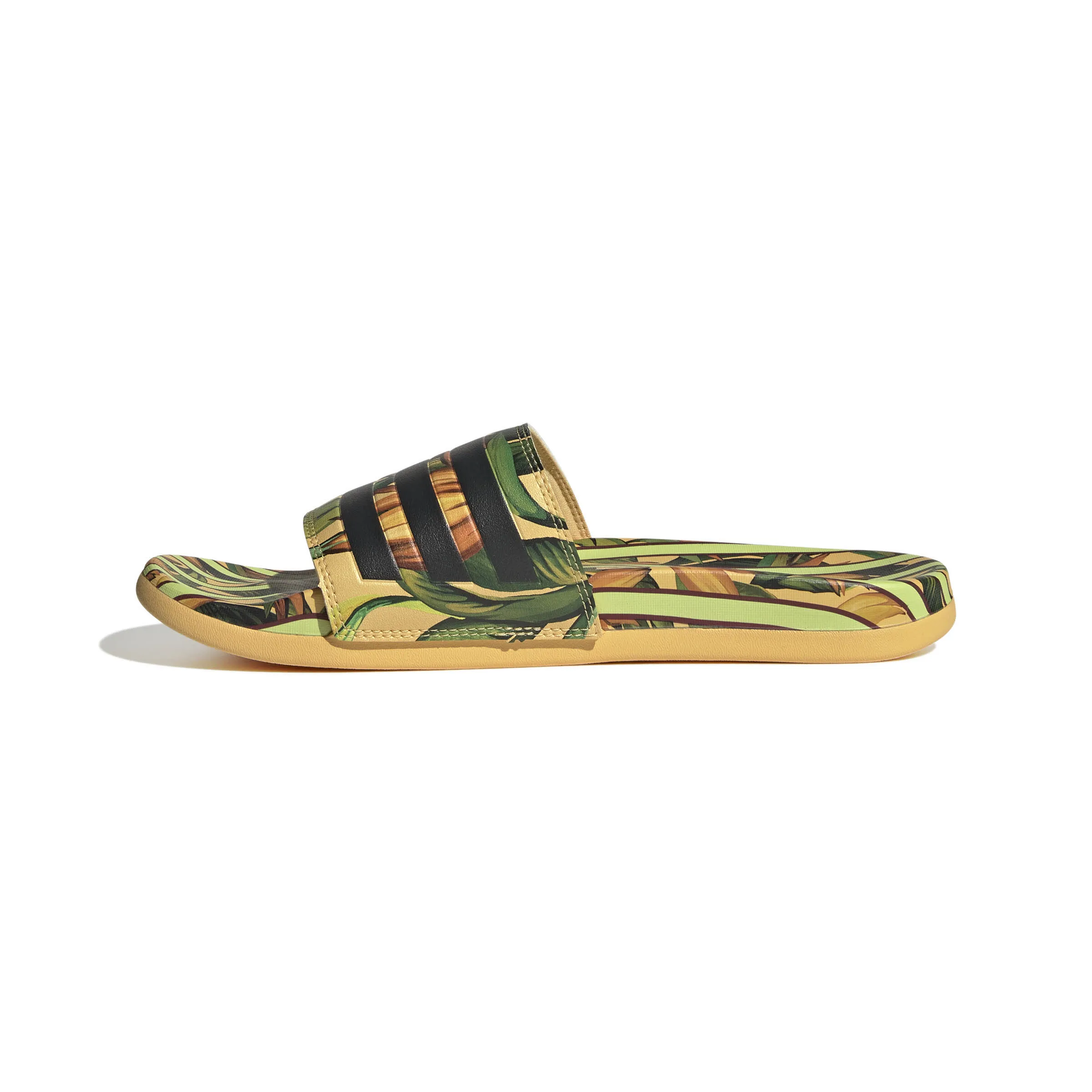 adidas Adilette Comfort Badeschuhe Damen grün gelb