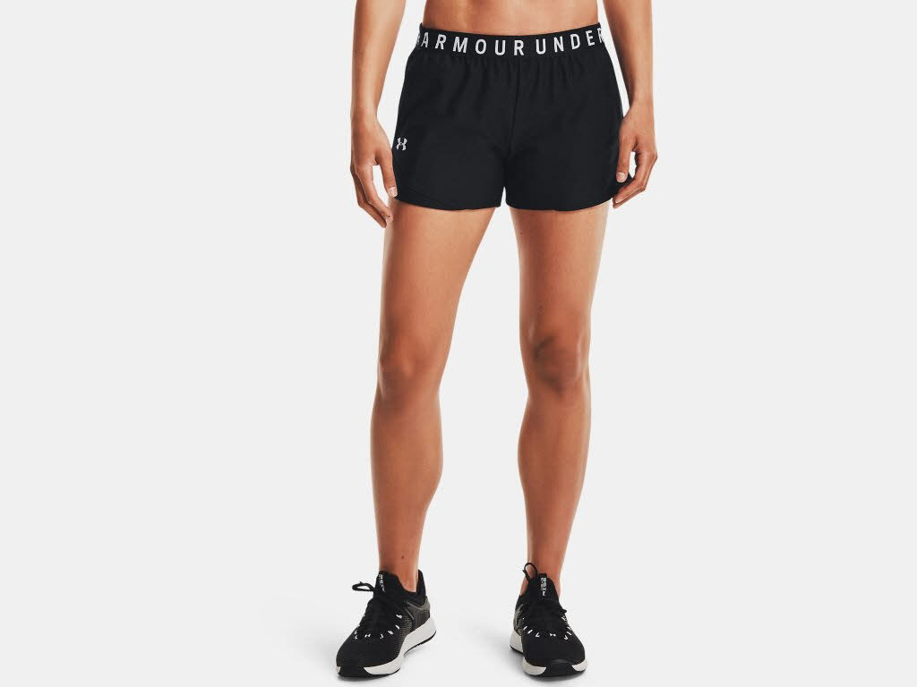 Under Armour Play Up Short 3.0 Damen Shorts Laufhose kurz Sportshorts schwarz NEU