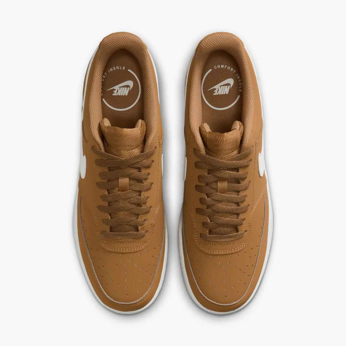 NIKE Court Vision Low Premium Sneaker Herren braun