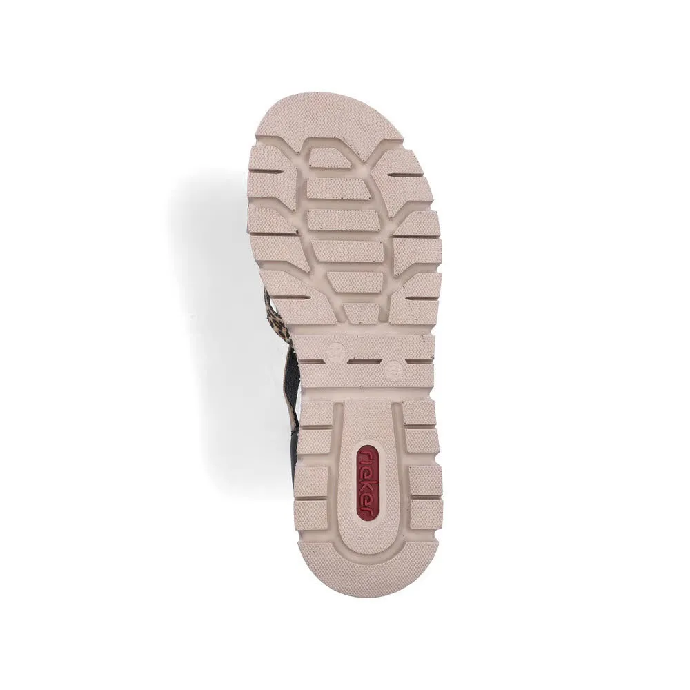 Rieker FSK Damen Sandalen Sandaletten beige