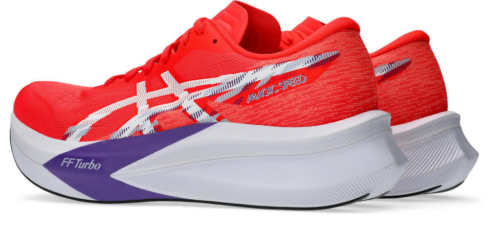 Asics MAGIC SPEED 4 Herren Laufschuhe Joggingschuhe flash red/white