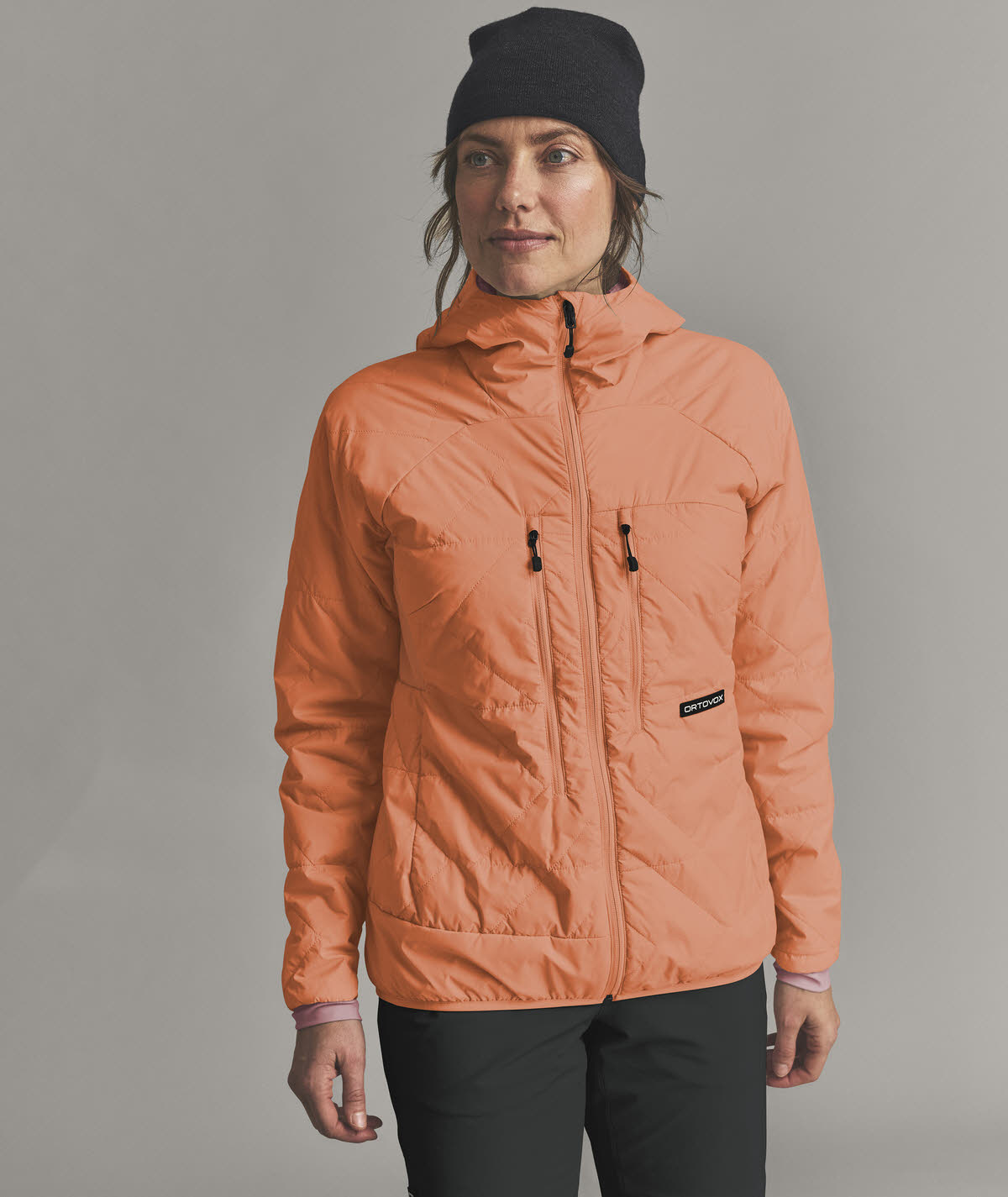 Ortovox Venet Swisswool Daunenjacke Loftjacke Damen orange