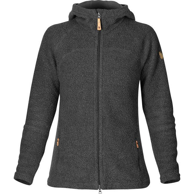Fjällräven Kaitum Fleece Damen Outdoor Wander Jacke Dunkel Grau NEU