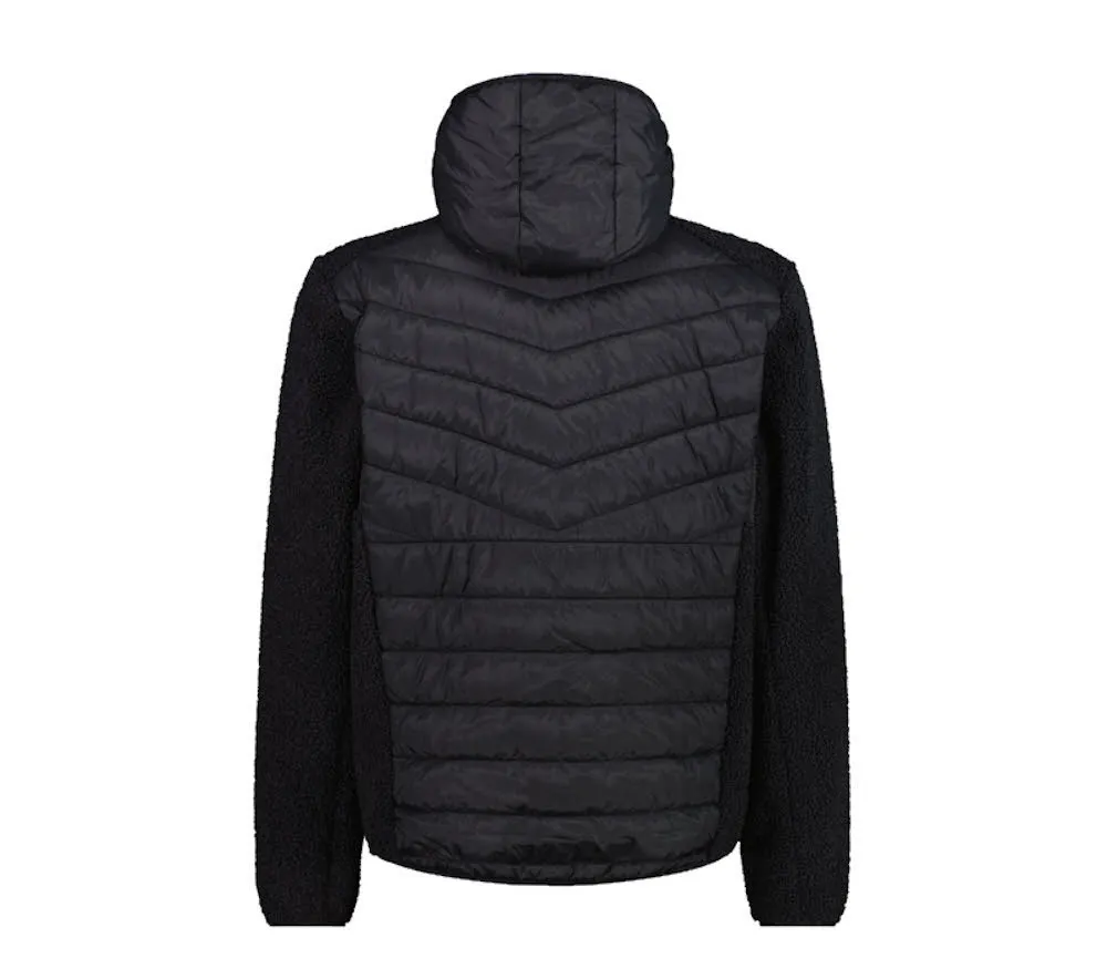 CMP MAN JACKET Hybrid FIX HOOD Herren Hybridjacke schwarz