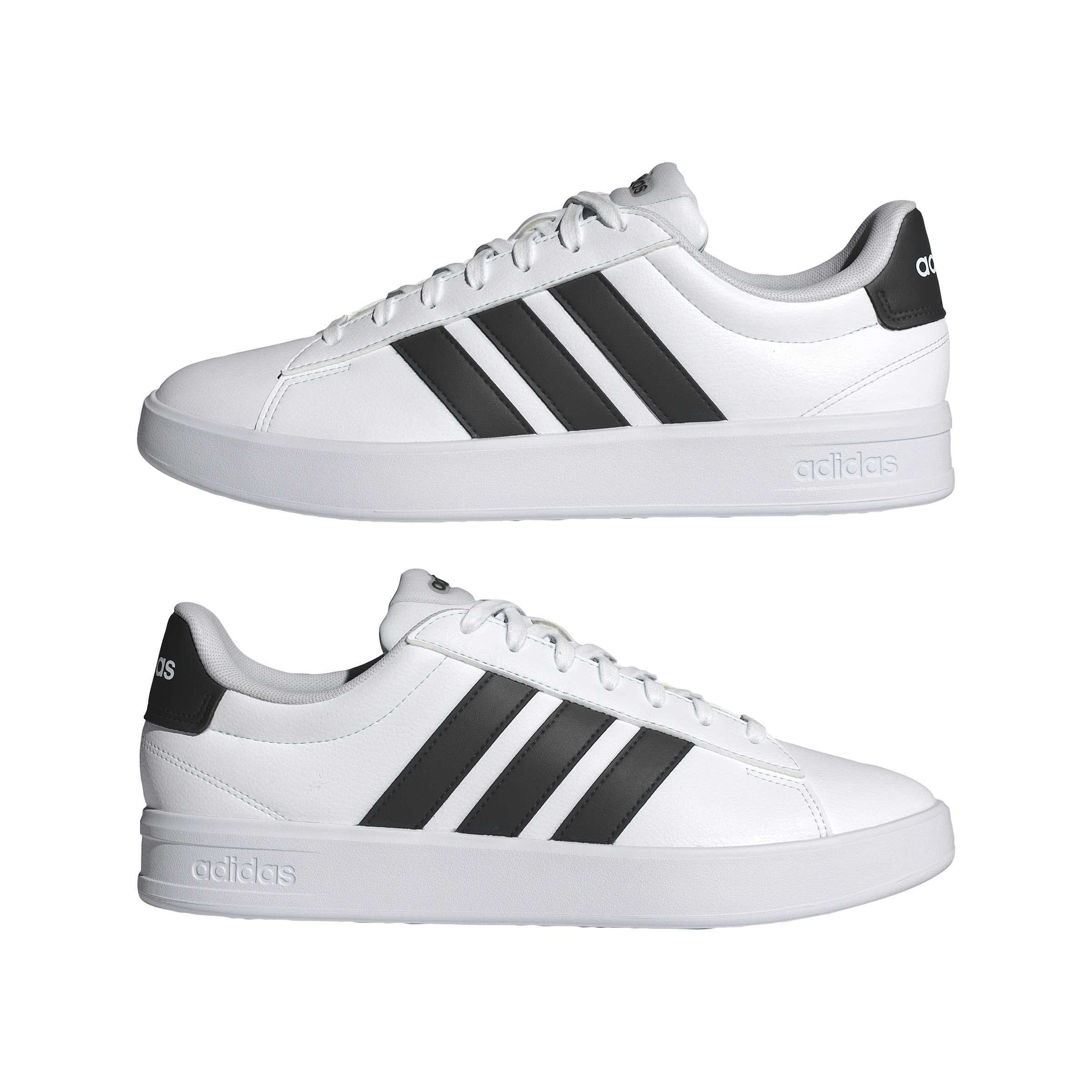 adidas Grand Court 3.0 Herren Sneaker Halbschuh weiß