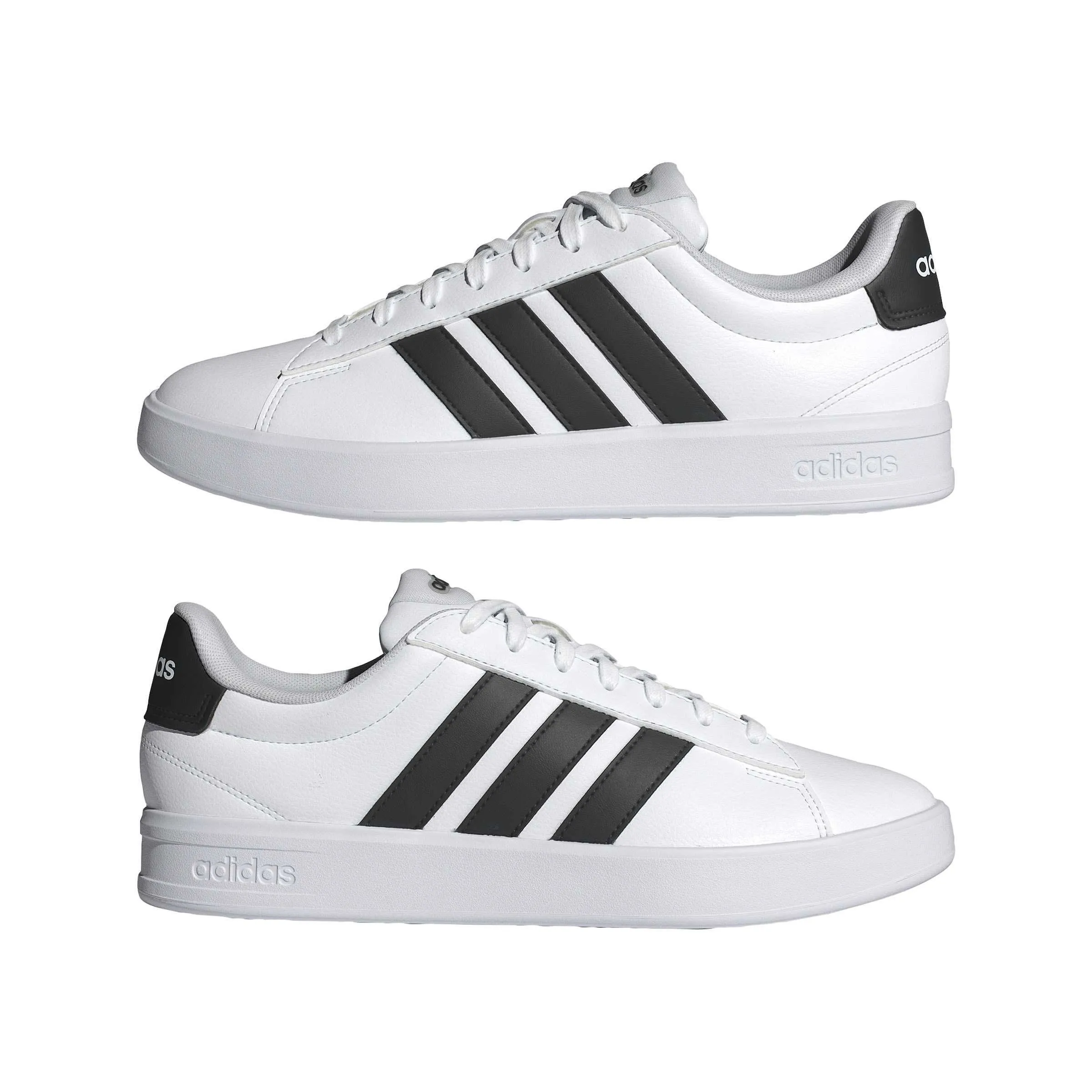 adidas Grand Court 3.0 Herren Sneaker Halbschuh weiß