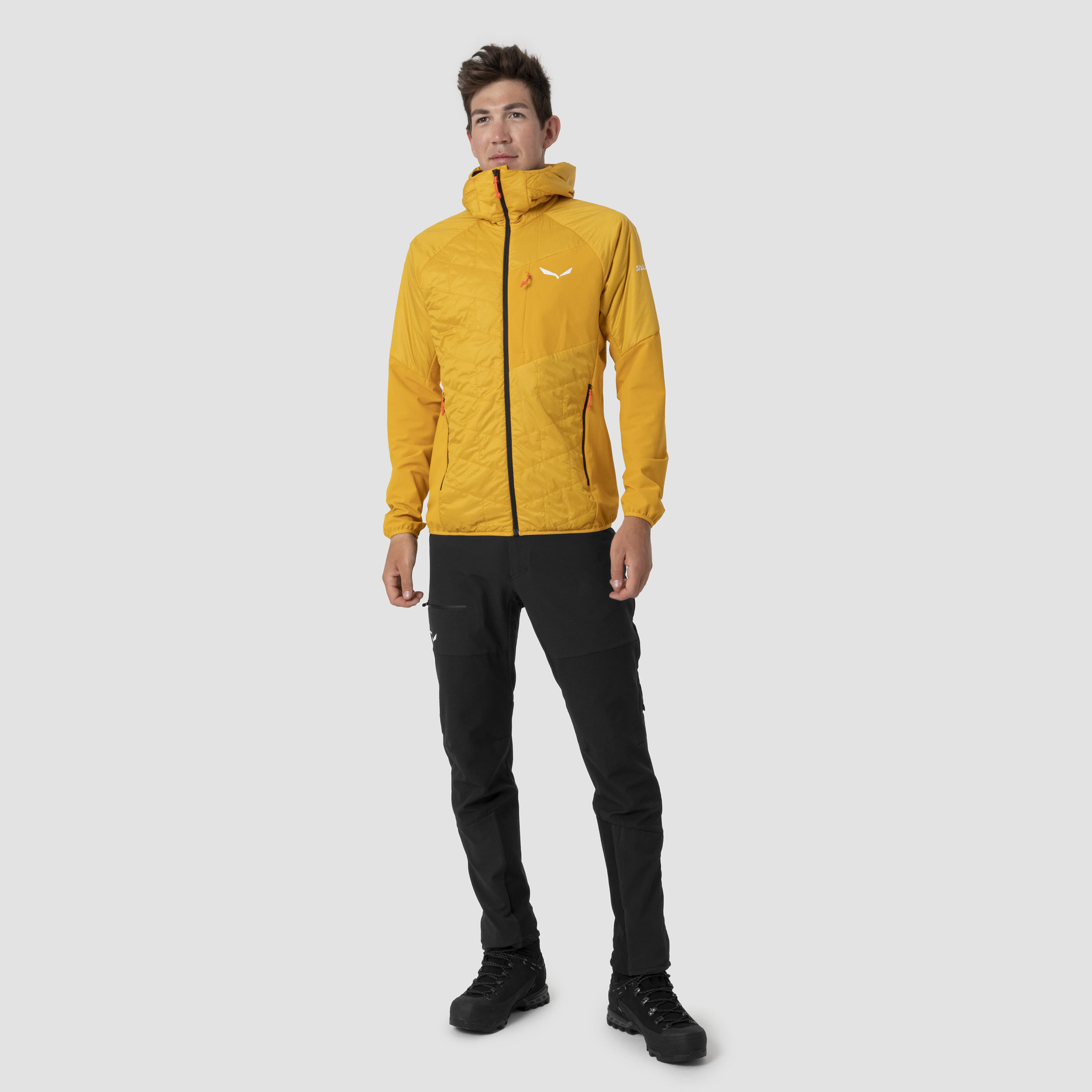 Salewa Ortles Hybrid Herren Daunejacke übergangsjacke Gelb Gold