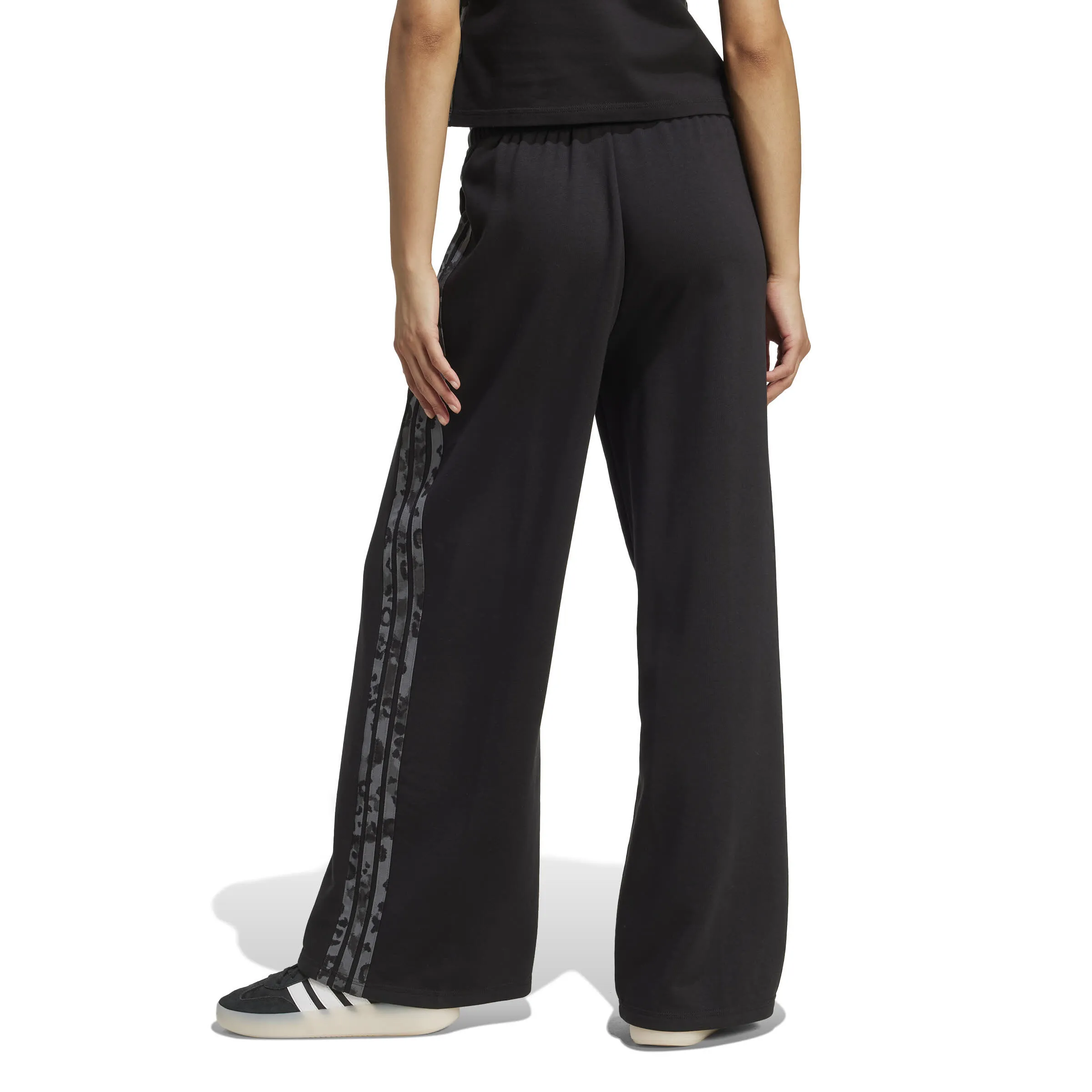 Adidas AOP FT PT Damen Jogginghose weit schwarz