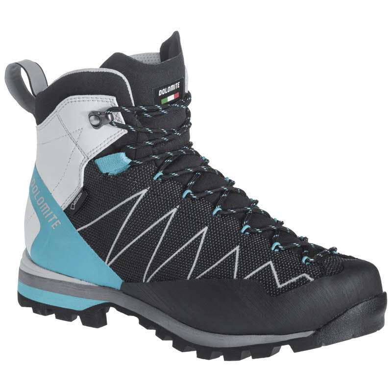 Dolomite Crodarossa Pro GTX 2.0 Damen Wanderschuhe Trekkingschuhe high schwarz/blau