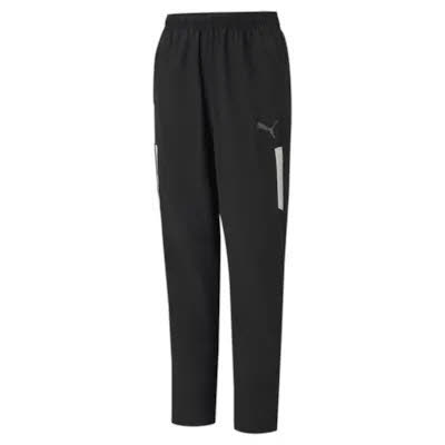 Puma teamLIGA Sideline Pants Jr Fußballhose Jogginghose Kinder schwarz