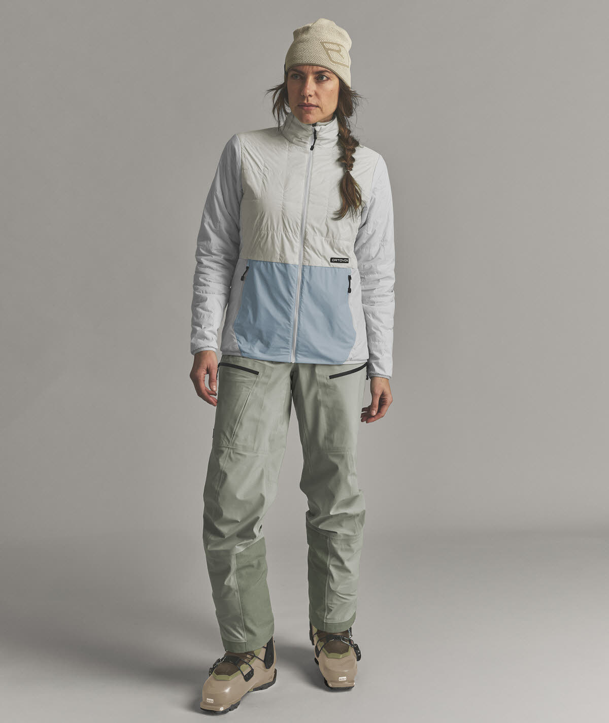 Ortovox ORTLER METAWOOL 60 REV JKT Damen Isolationsjacke Wendejacke weiß/blau