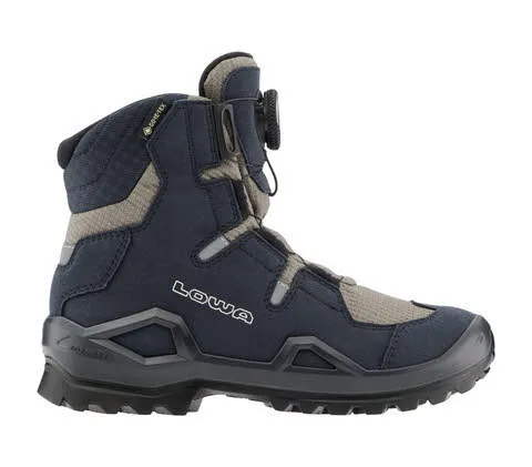 LOWA MILO EVO GTX HI BOA JR Jungen Winterstiefel braun/navy