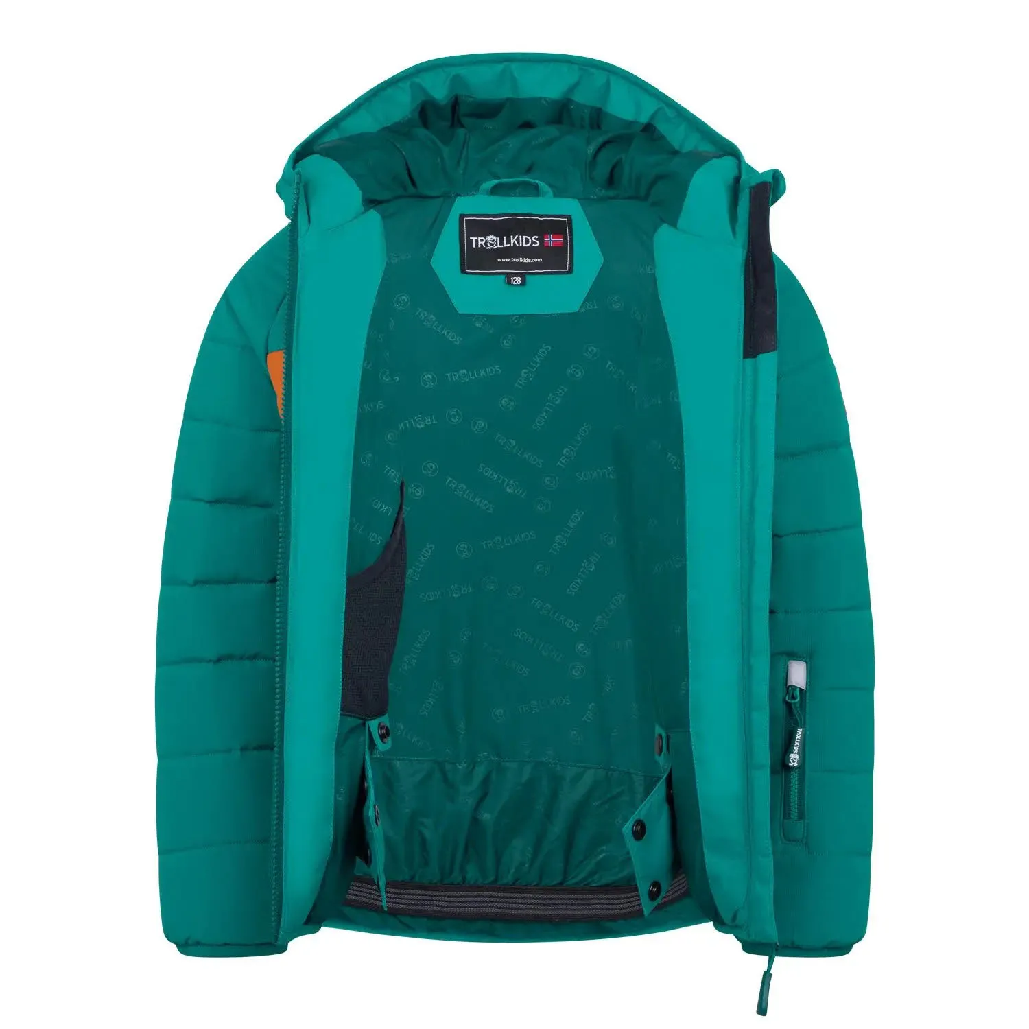 TROLLKIDS Kids Hafjell Snow Jacket PRO Jungen Skijacke Snowboardjacke midnight petrol