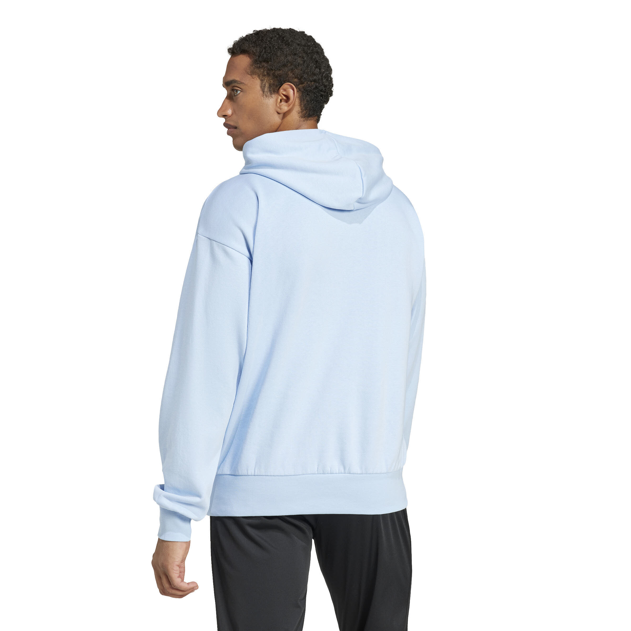 adidas Essentials Feelcozy Hoodie Herren Kaputzenpullover grau