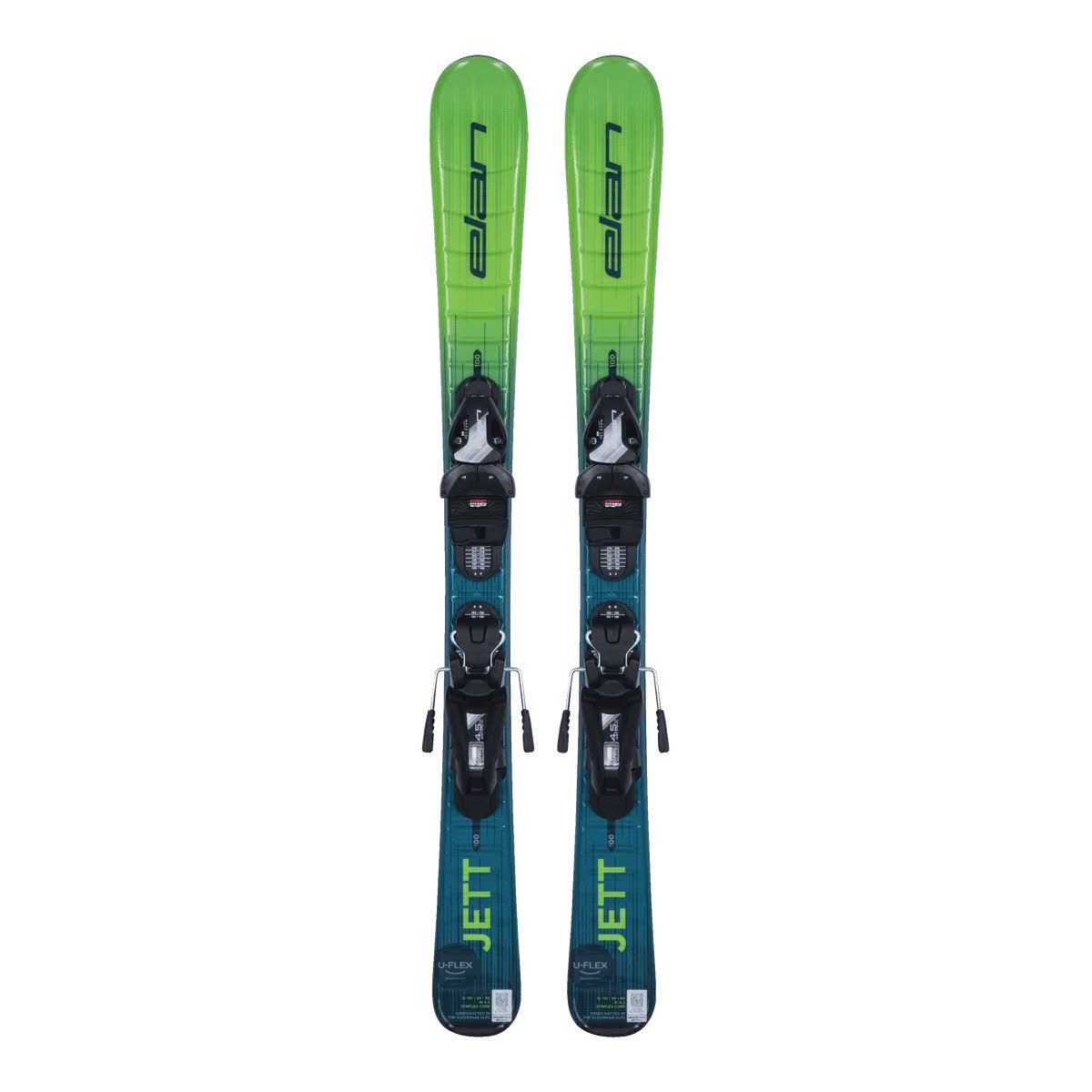 Elan JETT JR SHIFT EL 4.5 GW 70-120cm Kinder Ski Einsteiger 26/27 grün