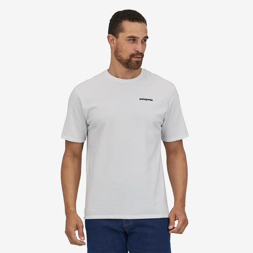 Patagonia P-6 Responsibili-Tee Herren T-Shirt weiß