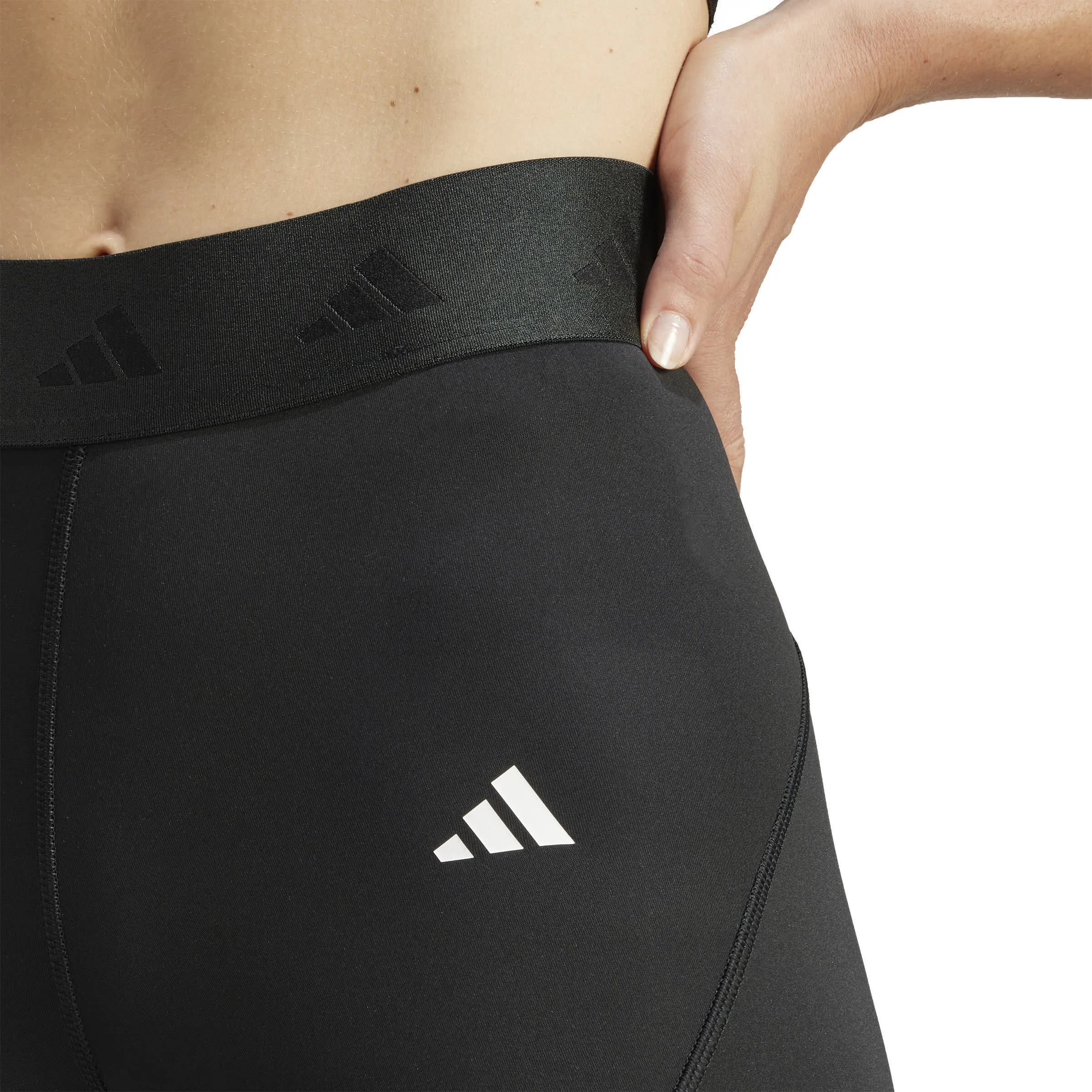 adidas Hyperglam Full-Length Leggings Damen Sportleggings schwarz