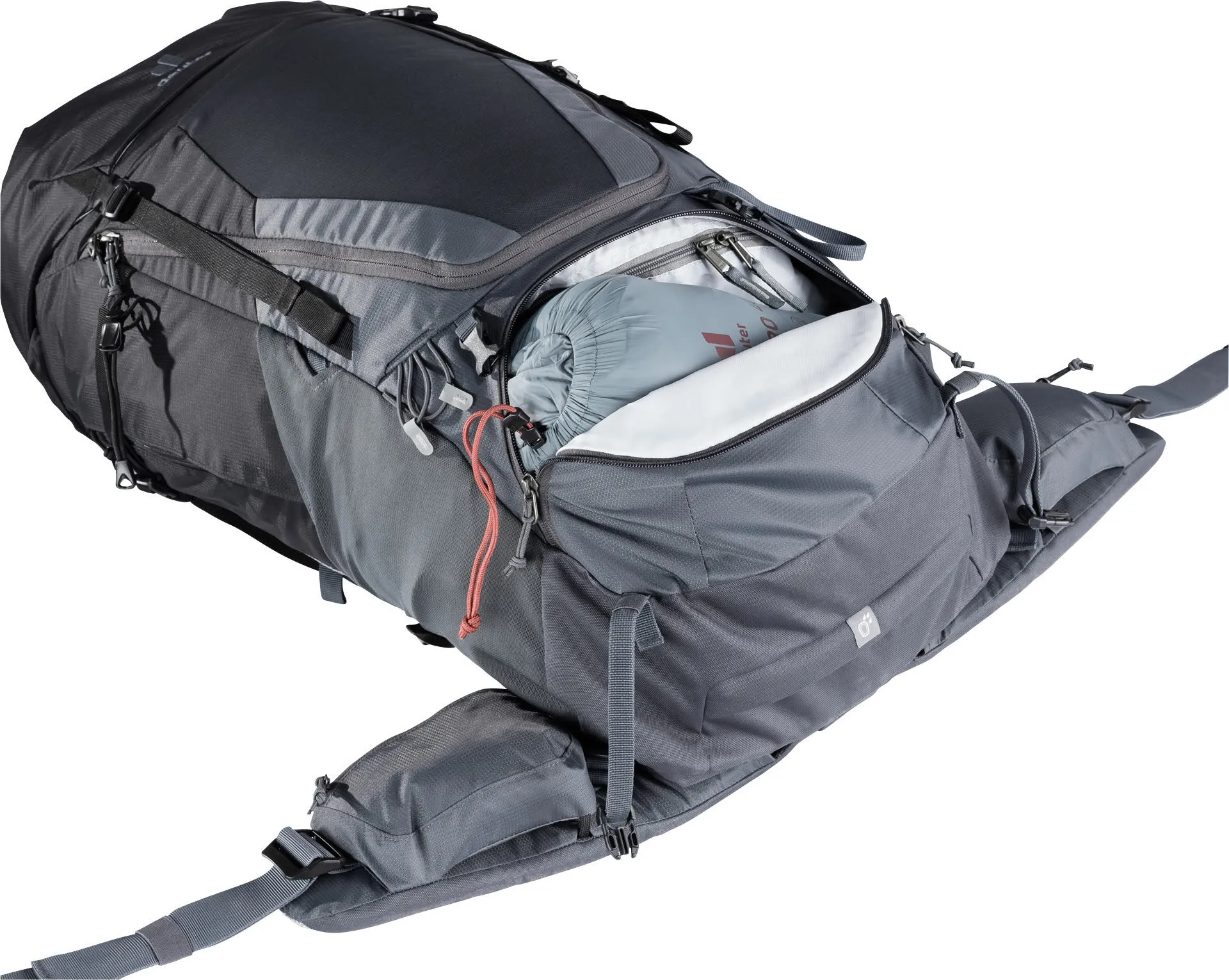 Deuter Futura Air Trek 50 + 10 Unisex Wanderrucksack Trekkingrucksack black/graphite NEU
