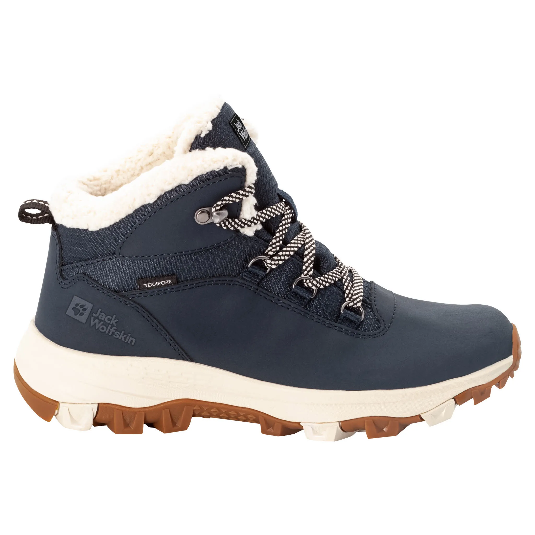 Jack Wolfskin Everquest Texapore Mid W Winterschuhe Damen dunkelblau
