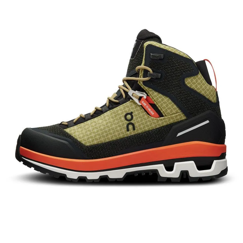 ON Cloudalpine Waterproof Damen Wanderschuhe Trekkingschuhe beige
