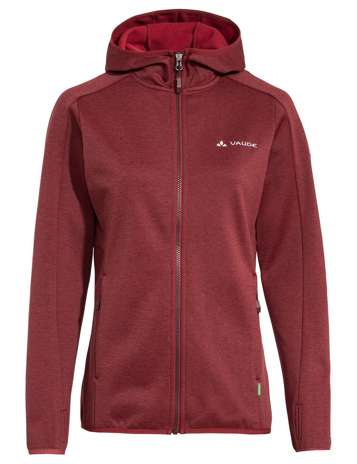 Vaude Women's Valsorda Fleece Hoody Fleecejacke Kapuzenjacke Damen rot