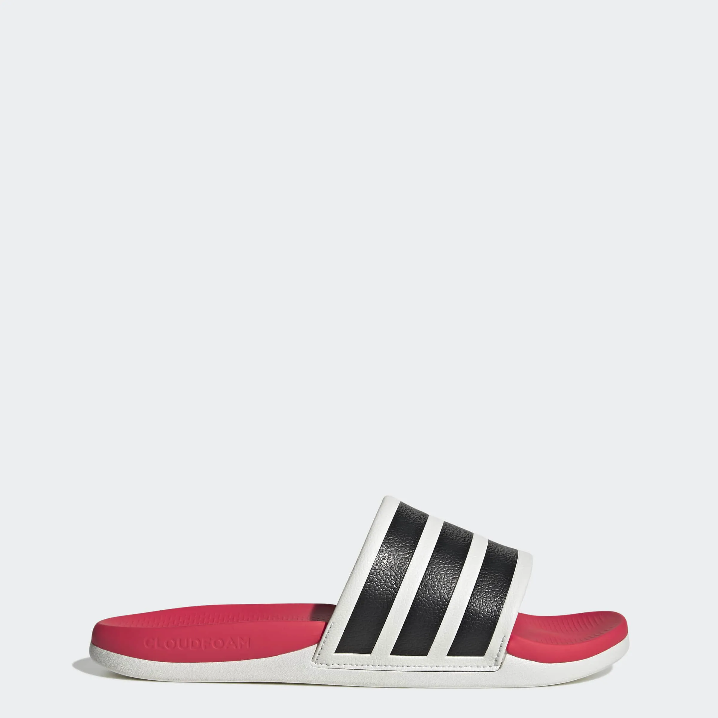 adidas ADILETTE COMFORT 2.0 Unisex Badelatschen weiß/rot/schwarz