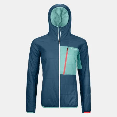 Ortovox SWISSWOOL PIZ DUAN JACKET W Damen Isolationsjacke petrol blue