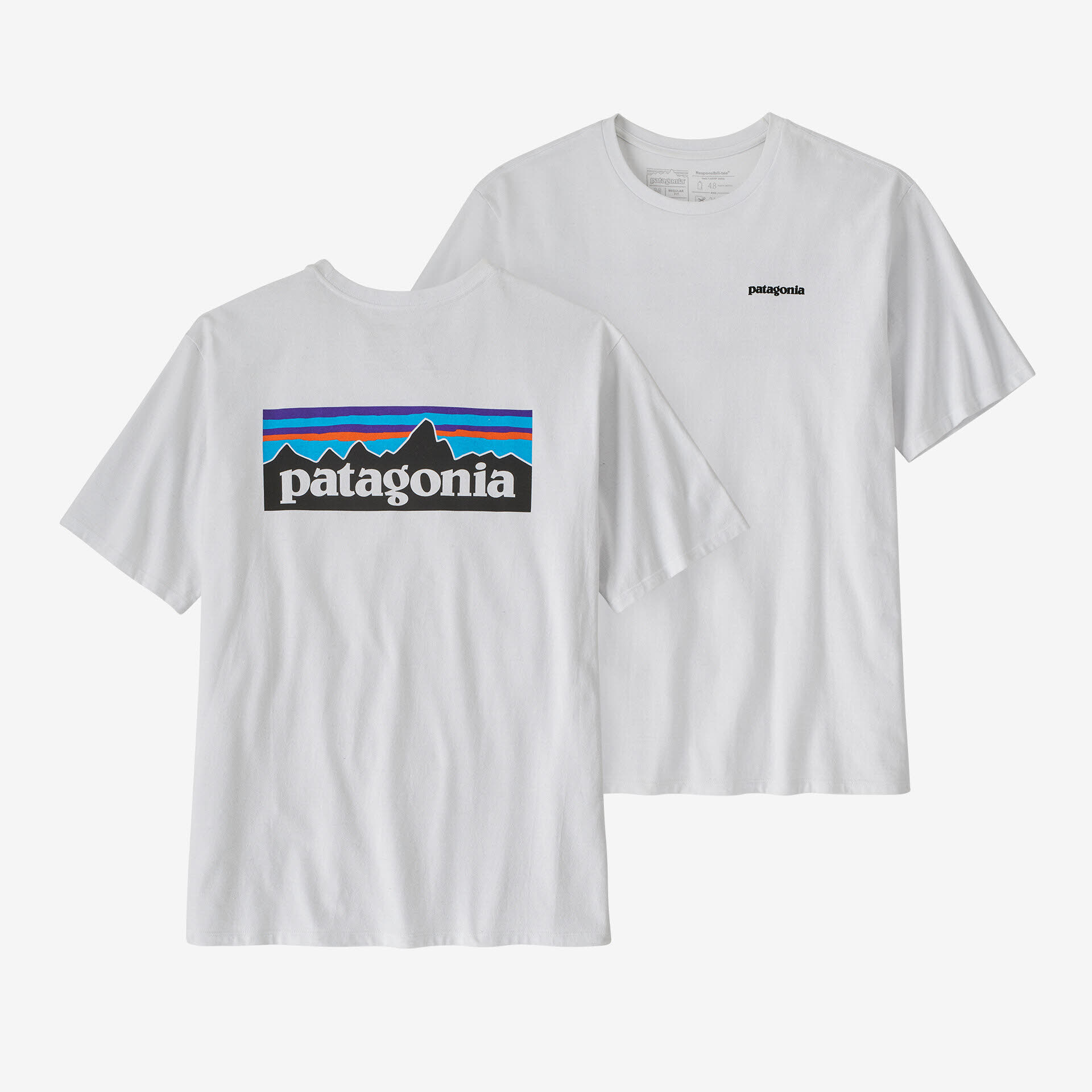 Patagonia P-6 Responsibili-Tee Herren T-Shirt weiß